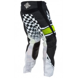 Desconocido Fly Kinetic Mesh Pantalones de Motocross para Hombre Color Blanco y Negro
